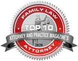 Attorney and Practice Magazine's | Top 10 Attorney in Family Law 2020