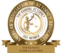American Association of Attorney Advocates | Top Ranking Attorney 2021 Member | Top Ranking Family Law Firm